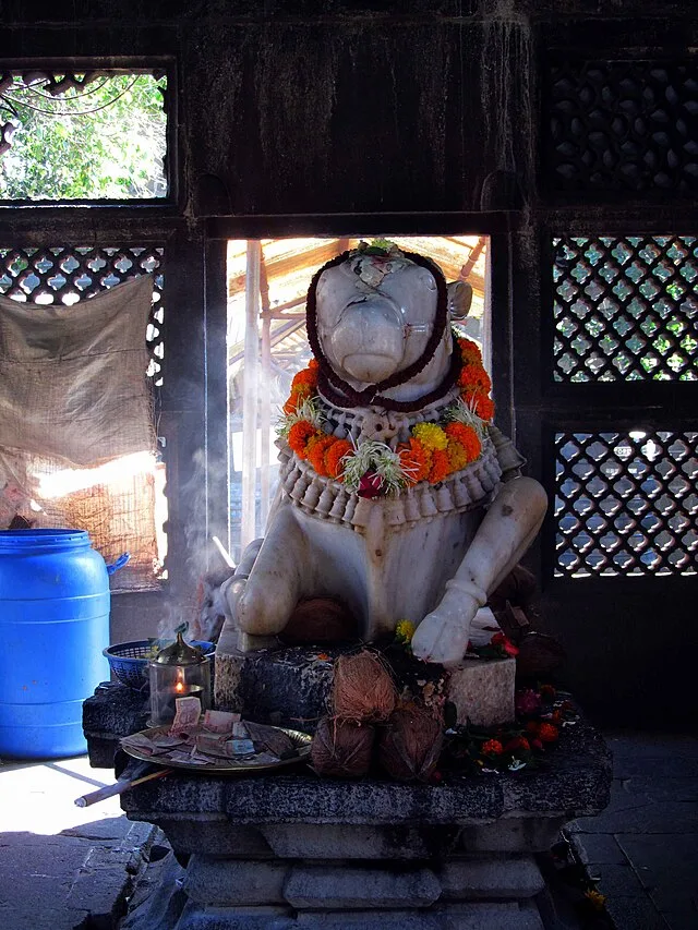 Nandi at Trimbakeshwar Temple
